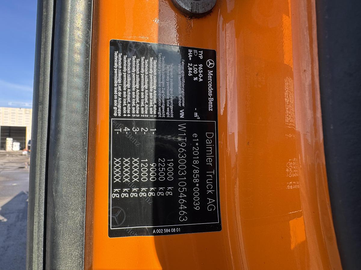 Meget god Mercedes Actros 1833 4x2 Bucher FlexLine C60