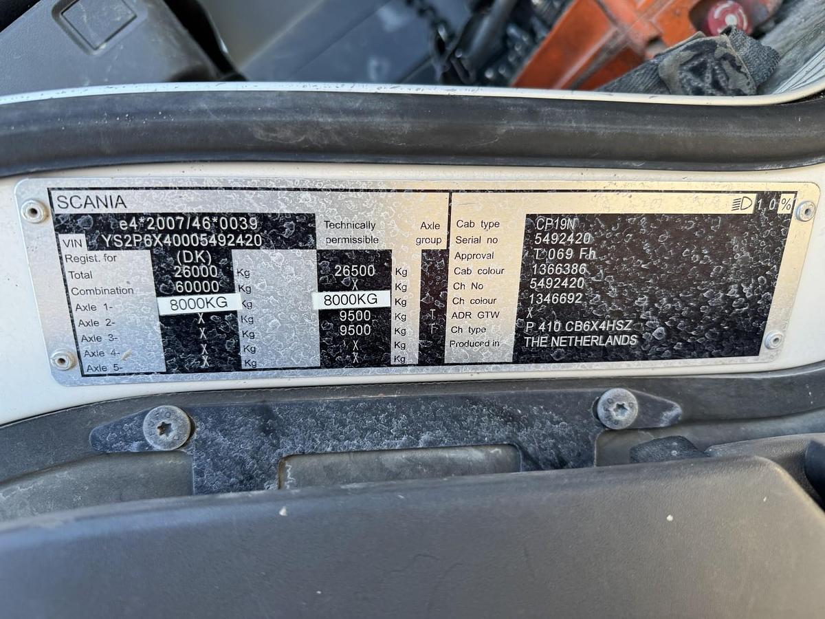 Meget god Scania P410 6x4 Liebherr THP 140 H 24 M4 XH Betonpumpe