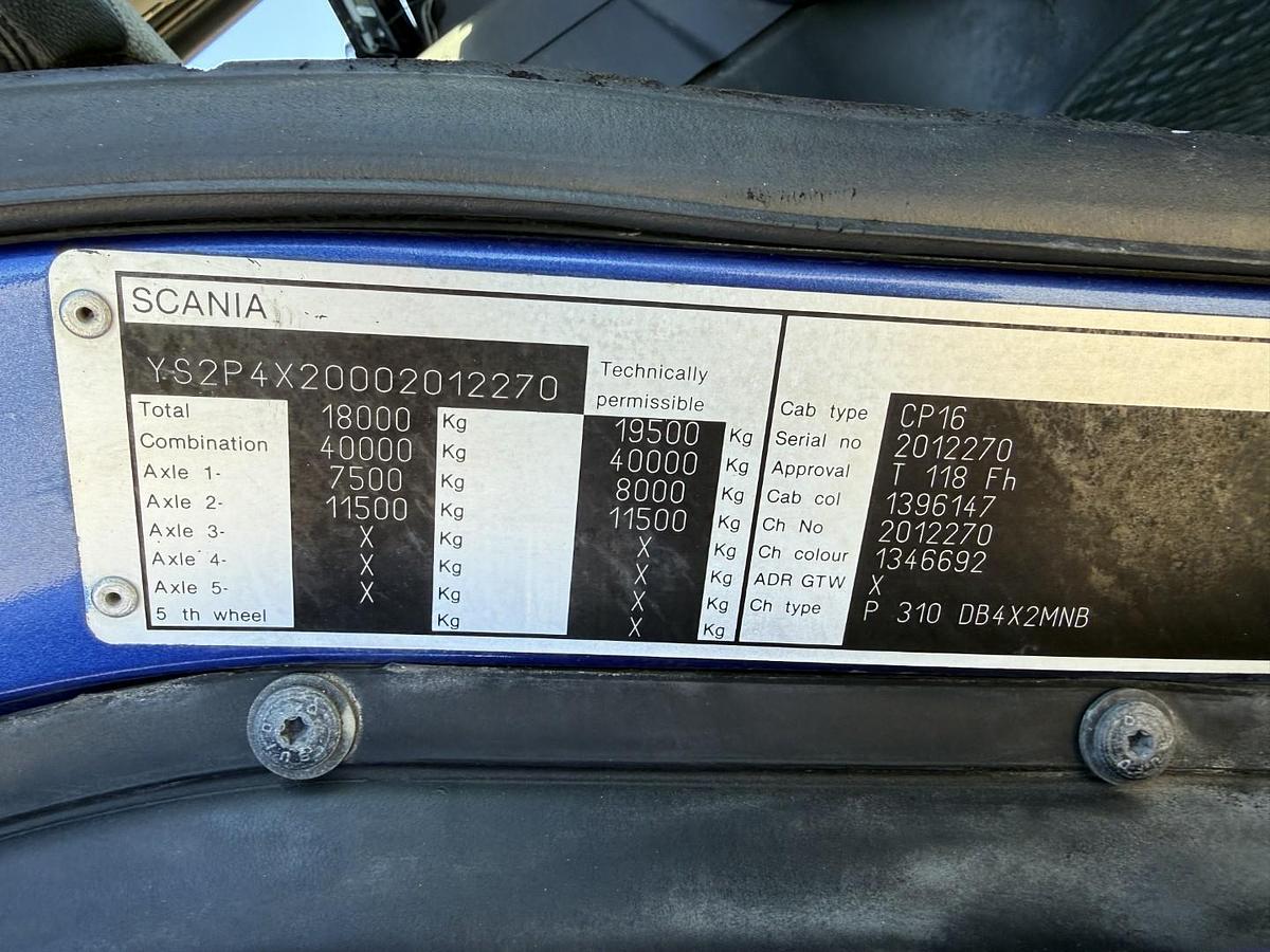 God 2005 Scania P310 4x2 Hvidtved Larsen Flexline 207