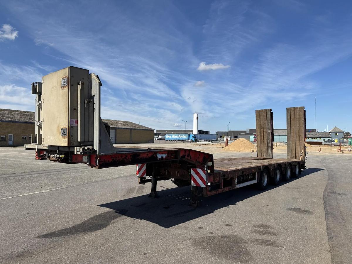 God Kel-Berg / Faymonville 4 akslet Udtræks Maskintrailer