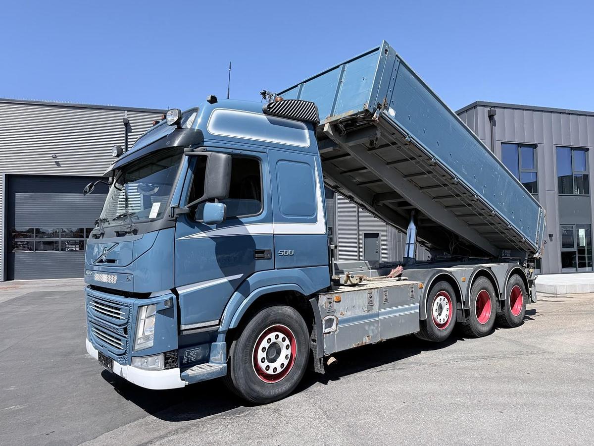 God Volvo FM 500 8x4 Pushertridem Tipbil