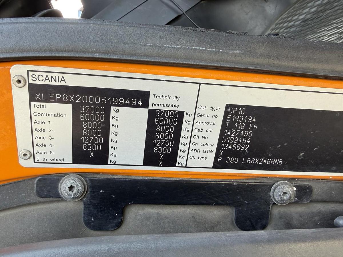 God Scania P380 8x2*6 Hvidtved Larsen Flexline 414