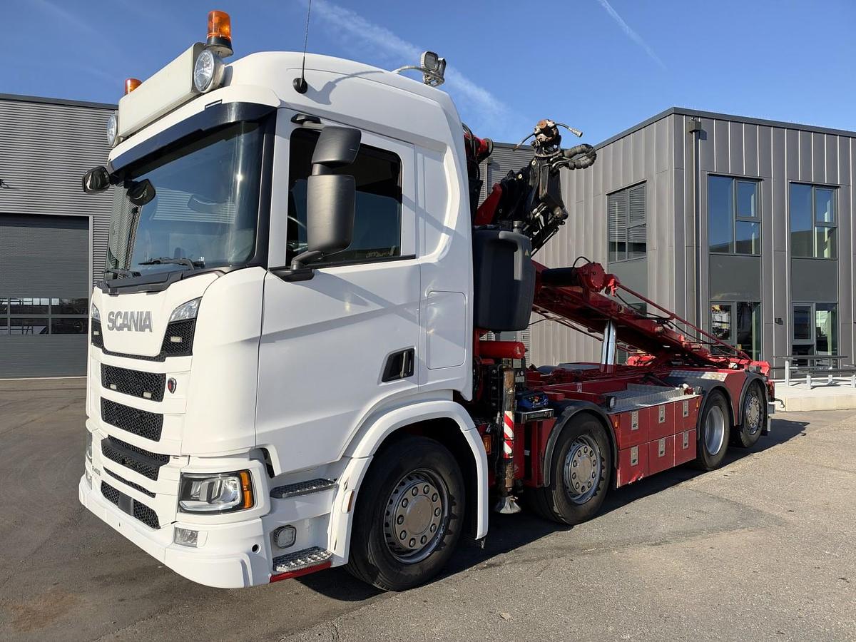 God 2018 Scania R450 8x2*6 Fassi F245A wirehejs