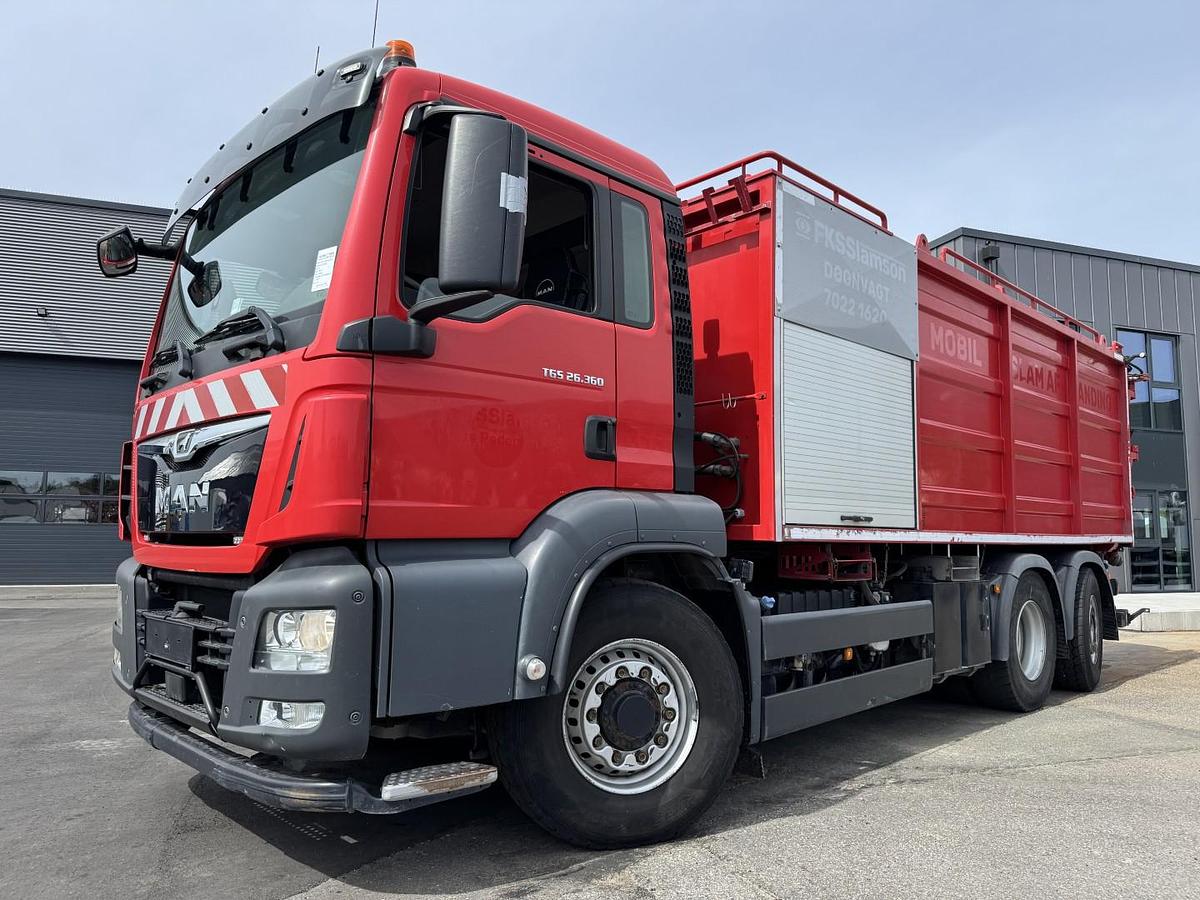 Meget god MAN TGS 26.360 6x4H*4 Wiedemann Rustfri ståltank