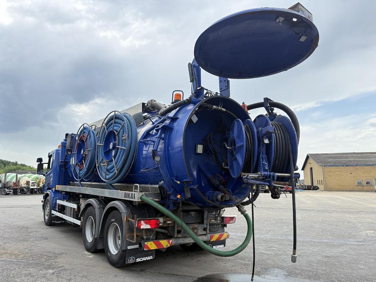 God 2009 Scania P380 6x4 Rolba 15.000 l. Rustfri Kombi