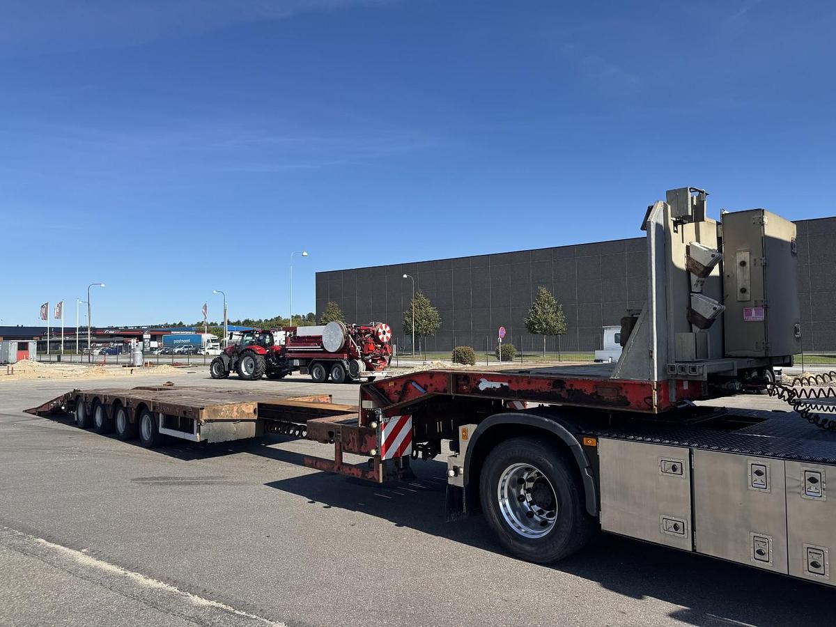 God Kel-Berg / Faymonville 4 akslet Udtræks Maskintrailer