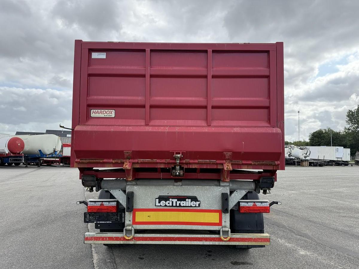 God 2019 LeciTrailer 3 akslet Tip Chassis med 9,4 m Hardox Kasse