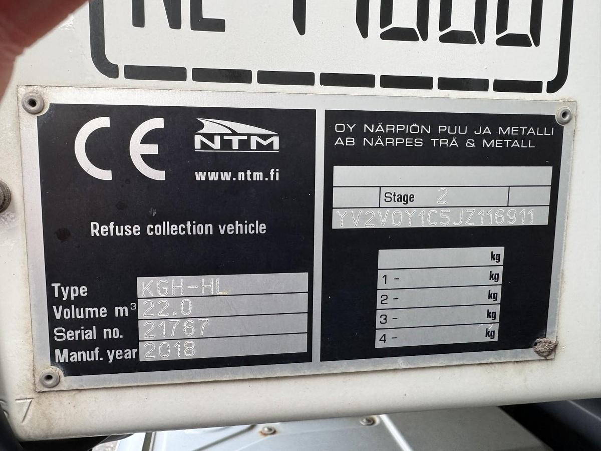 God 2018 Volvo FE 280 6x2*4 NTM 22 m3