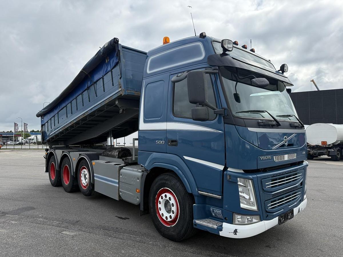 God 2017 Volvo FM 500 8x4 Pushertridem Tipbil