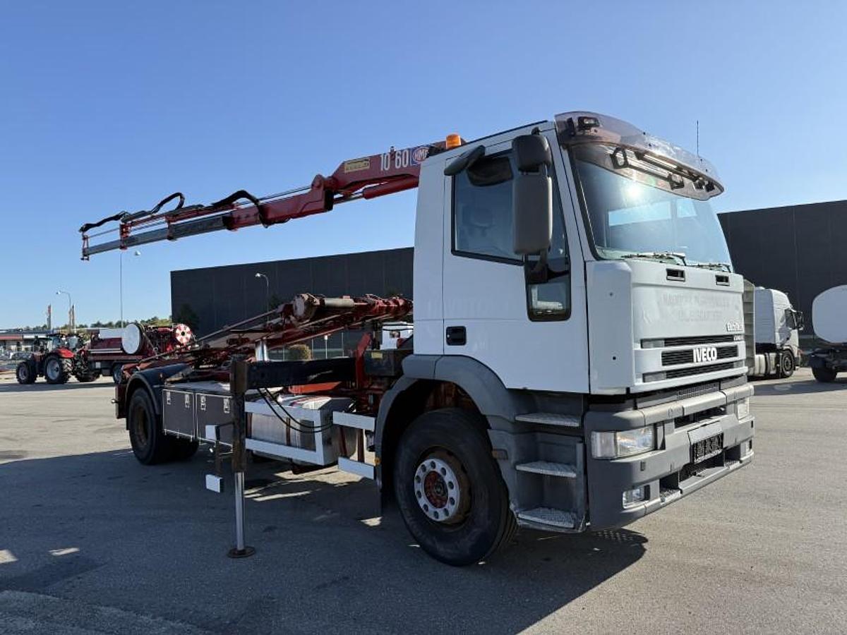 God 2001 Iveco EuroTech Cursor 190E31 4x2 Hejs / Kran HMF 1060 B3