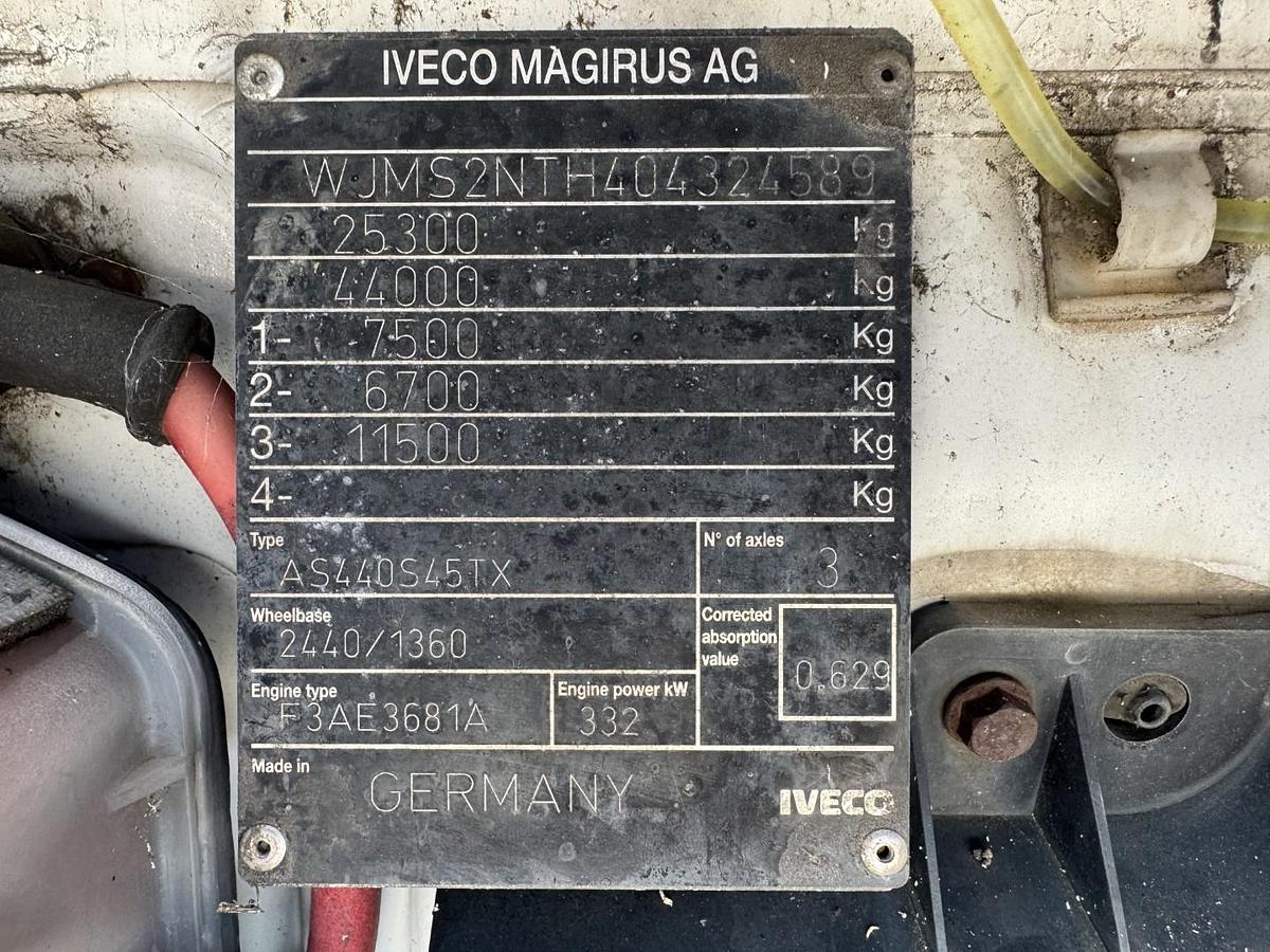 God 2007 Iveco Stralis AS440S45TX 6x2 Euro 5