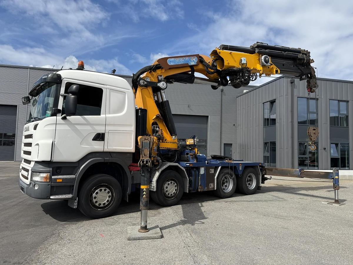 God 2009 Scania R500 8X4 EFFER 1355 8/S m/spil Euro 5