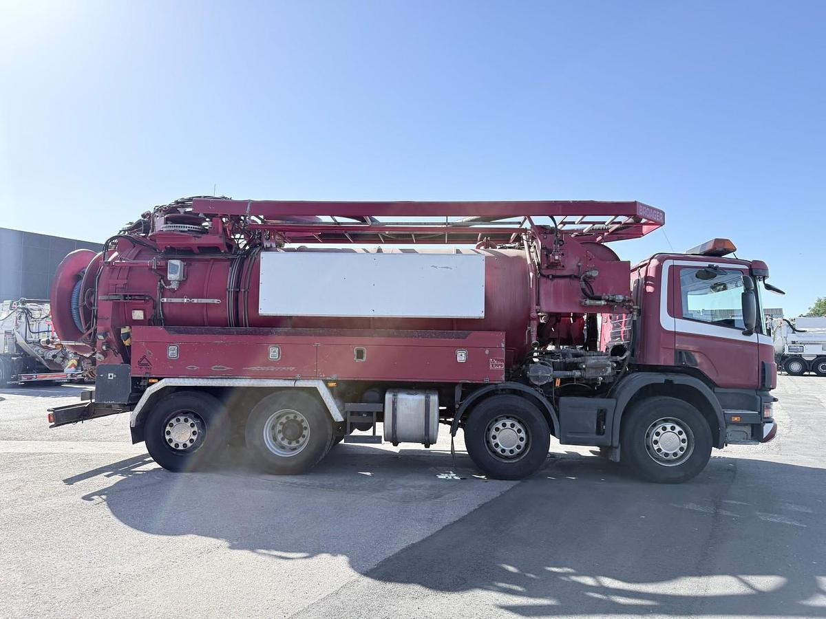 God Scania 114G 380 8x2*6 Assmann 14 m3 Slamsuger