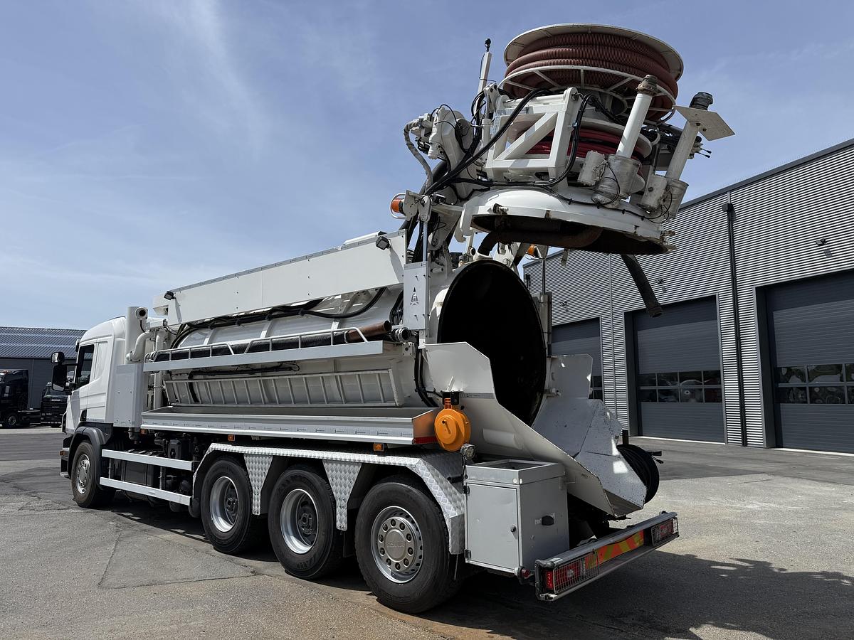 Meget god Scania P450 8x4*4 Hvidtved Larsen FlexLine 412 PED Euro 6