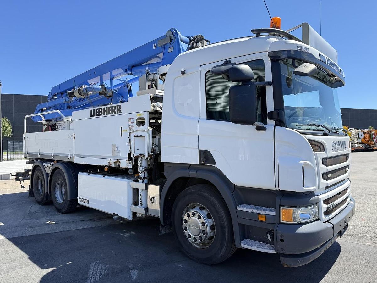 Meget god Scania P410 6x4 Liebherr THP 140 H 24 M4 XH Betonpumpe