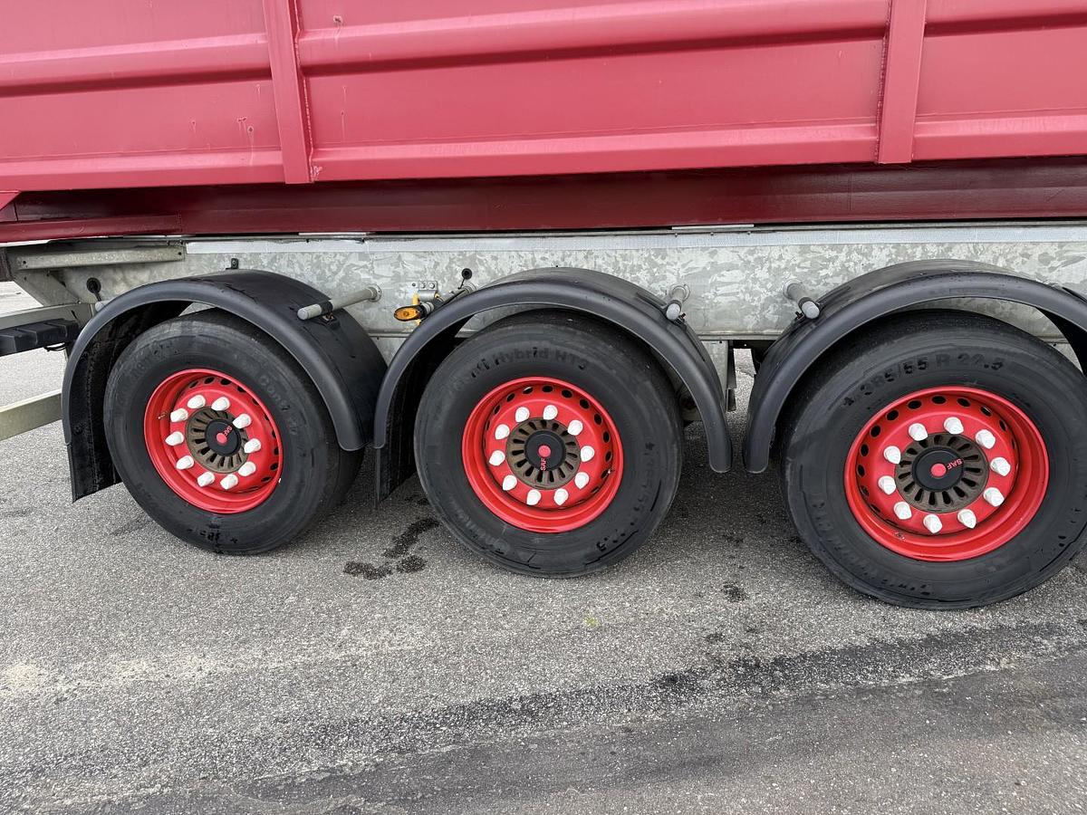 God 2019 LeciTrailer 3 akslet Tip Chassis med 9,4 m Hardox Kasse