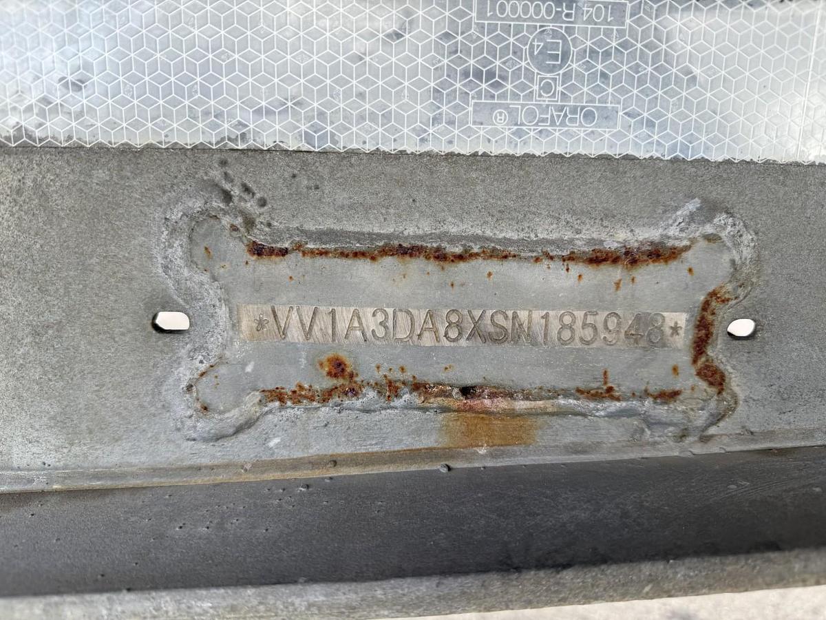 God 2019 LeciTrailer 3 akslet Tip Chassis med 9,4 m Hardox Kasse