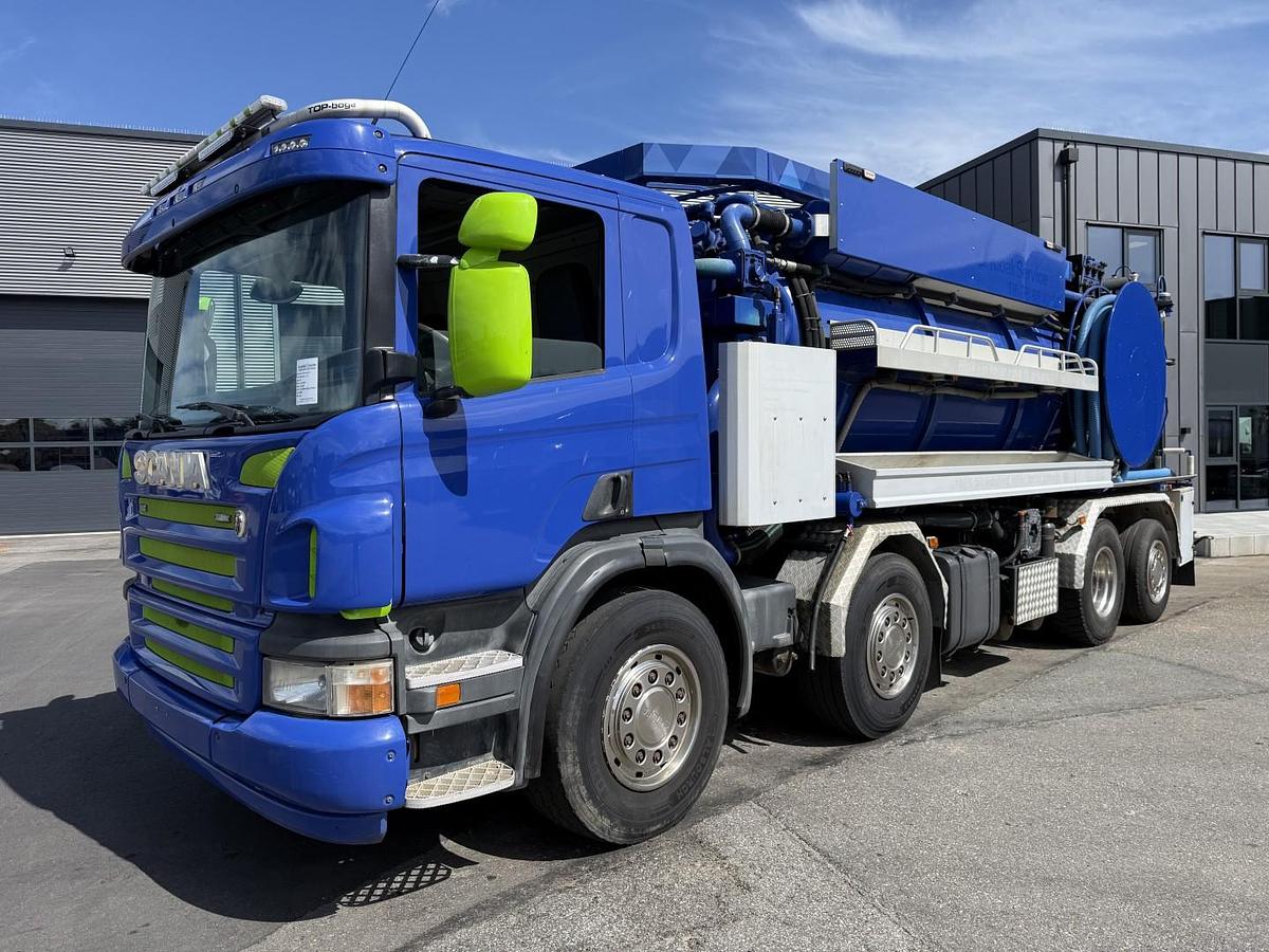 God Scania P420 8x2*6 Hvidtved Larsen Flexline 414 Euro 5