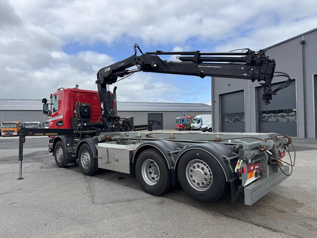 Meget god Scania G480 8x2*6 Hiab XS166-4 + Hejs