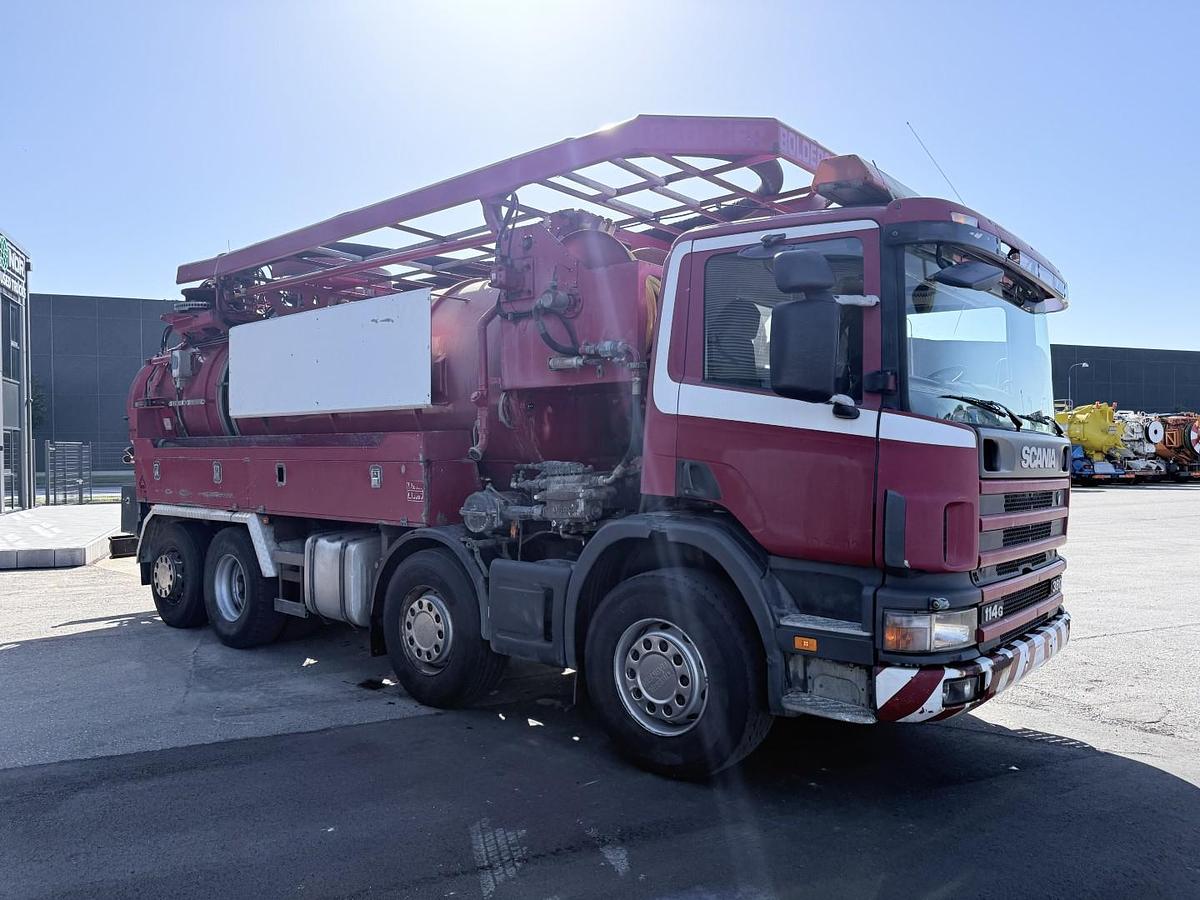 God Scania 114G 380 8x2*6 Assmann 14 m3 Slamsuger