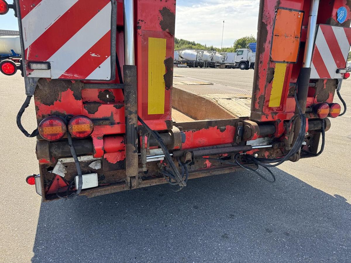 God Kel-Berg / Faymonville 4 akslet Udtræks Maskintrailer