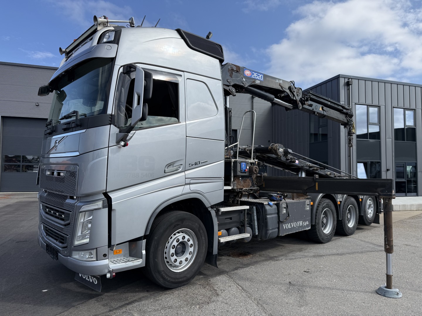 Meget god 2018 Volvo FH540 8x4*4 HMF2620K5 Euro 6