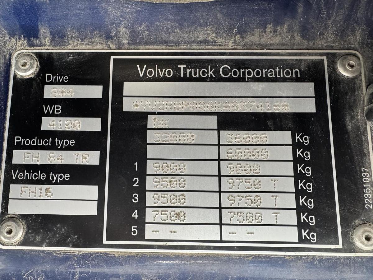 Meget god 2019 Volvo FH16/750 8x4*4 Multilift kroghejs