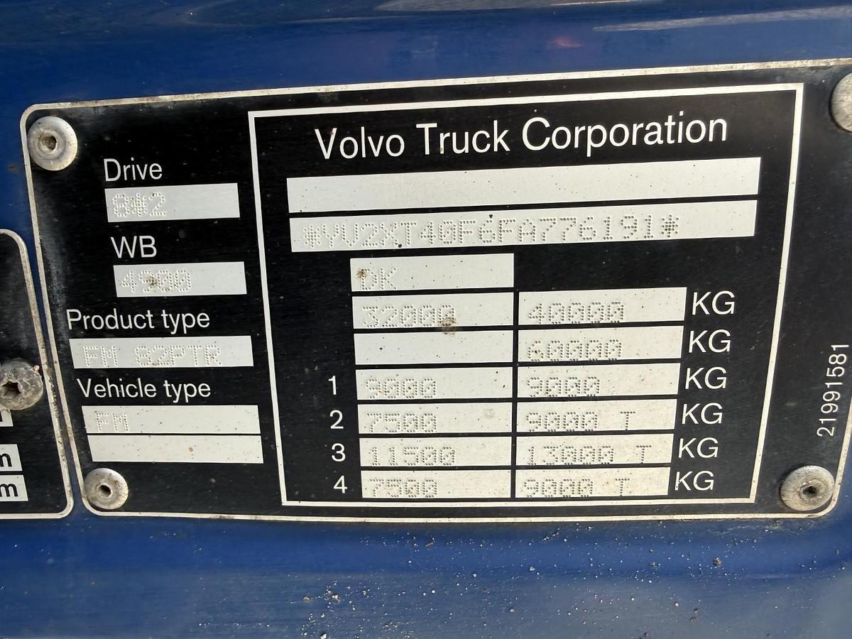 God 2015 Volvo FM500 8x2*6 Multilift Hooklift Euro 6