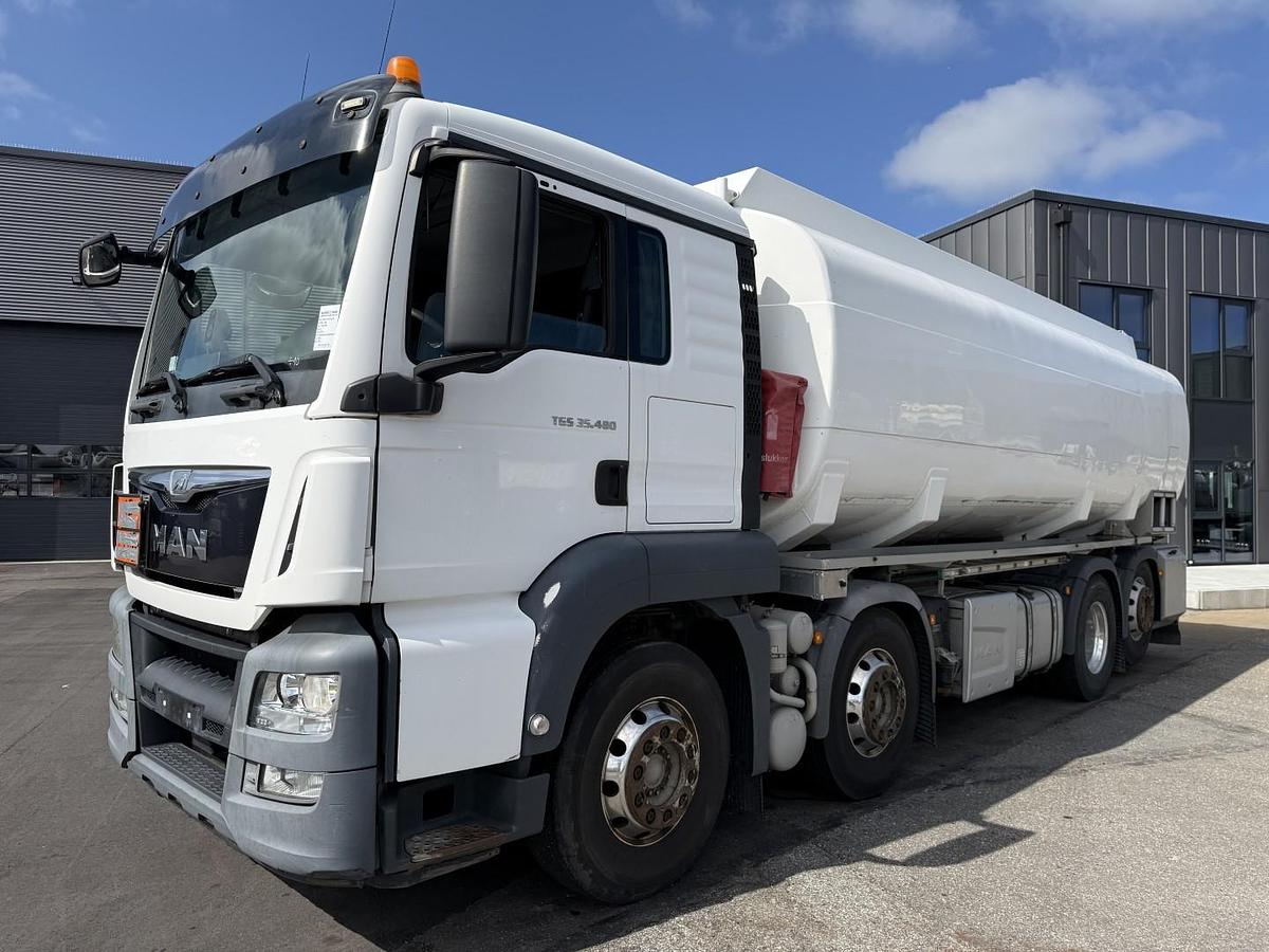 Meget god MAN TGS 35.480 8x2*6 Euro 6 23.000 l ADR Tank