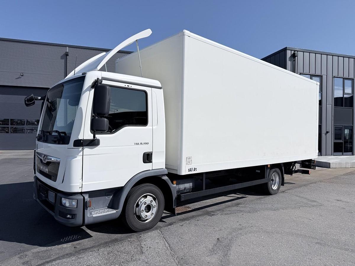 Meget god 2019 MAN TGL 8.190 4x2 6.0 m Euro 6 Lukket Kasse