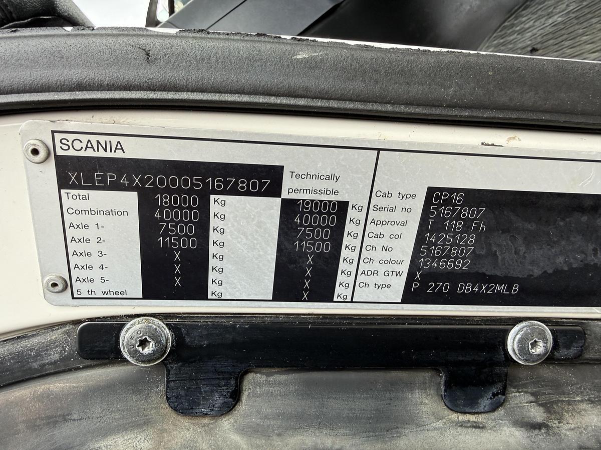 God 2007 Scania P270 4x2 Hvidtved Larsen 7000 L