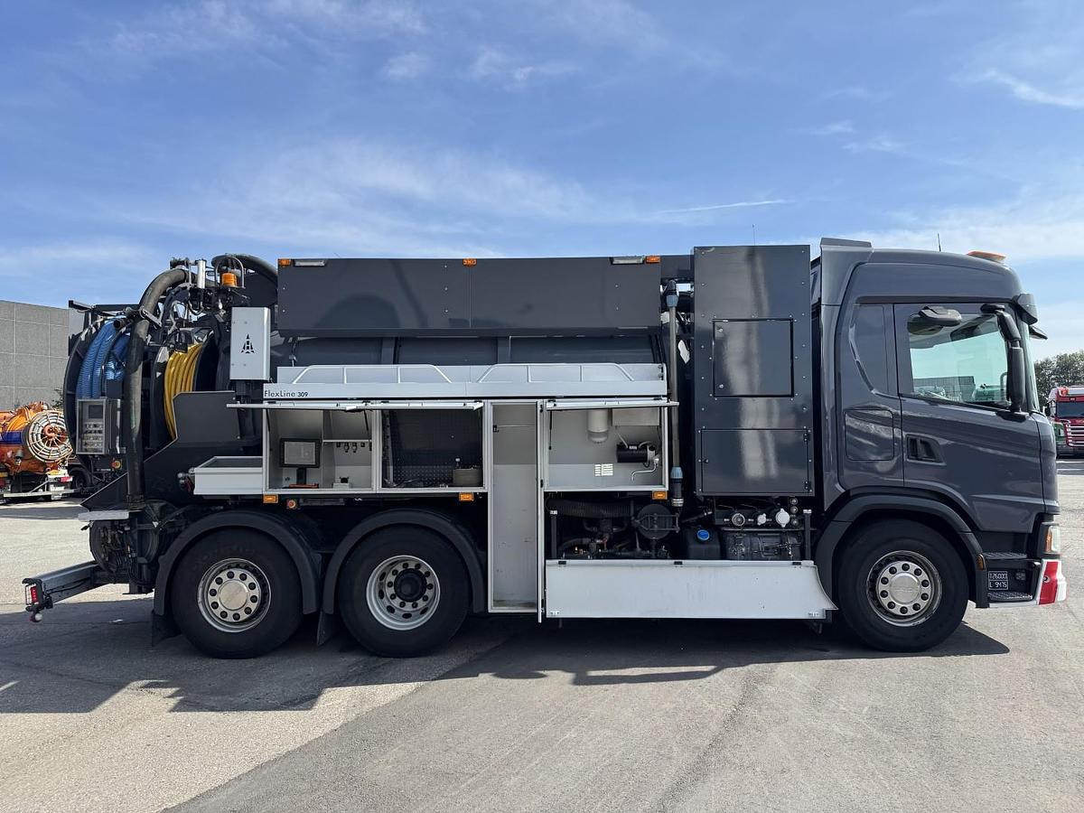 Meget god Scania G410 6x2*4 Bucher Flexline 309