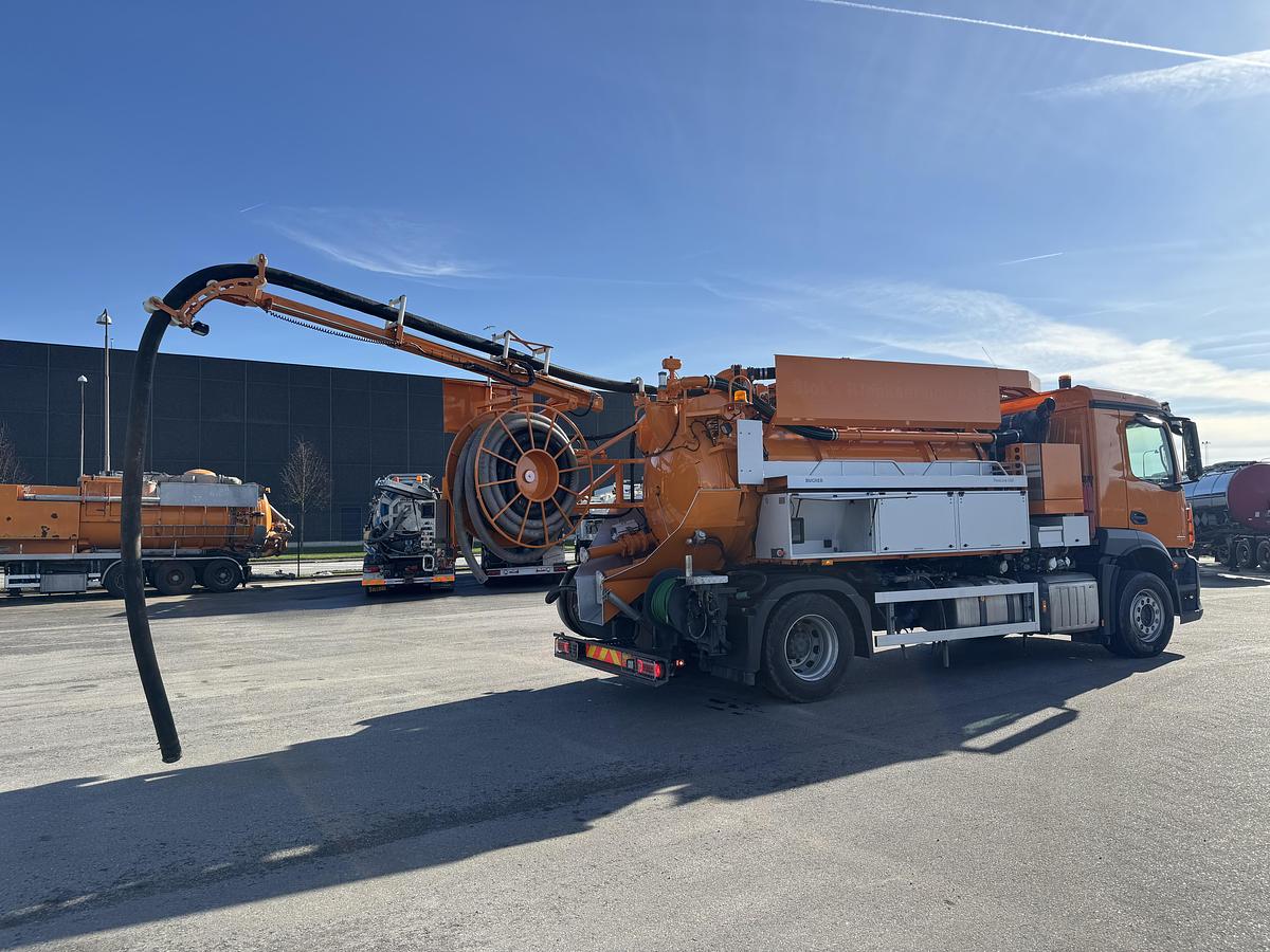 Meget god Mercedes Actros 1833 4x2 Bucher FlexLine C60