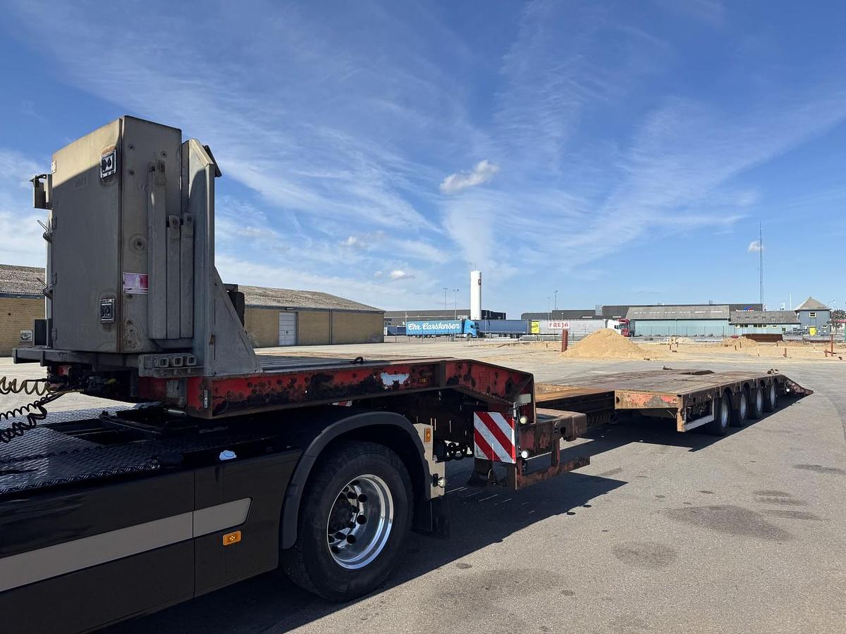 God Kel-Berg / Faymonville 4 akslet Udtræks Maskintrailer