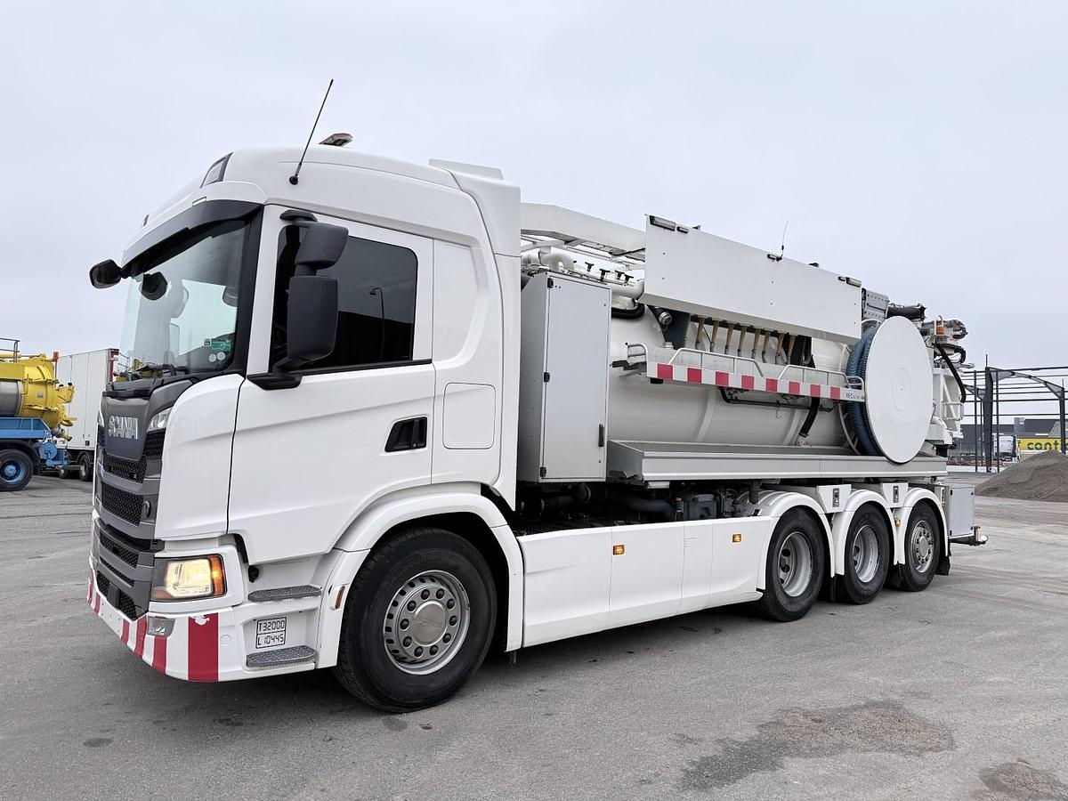 Meget god  Scania G500 8x4*4 Bucher Recycler 414