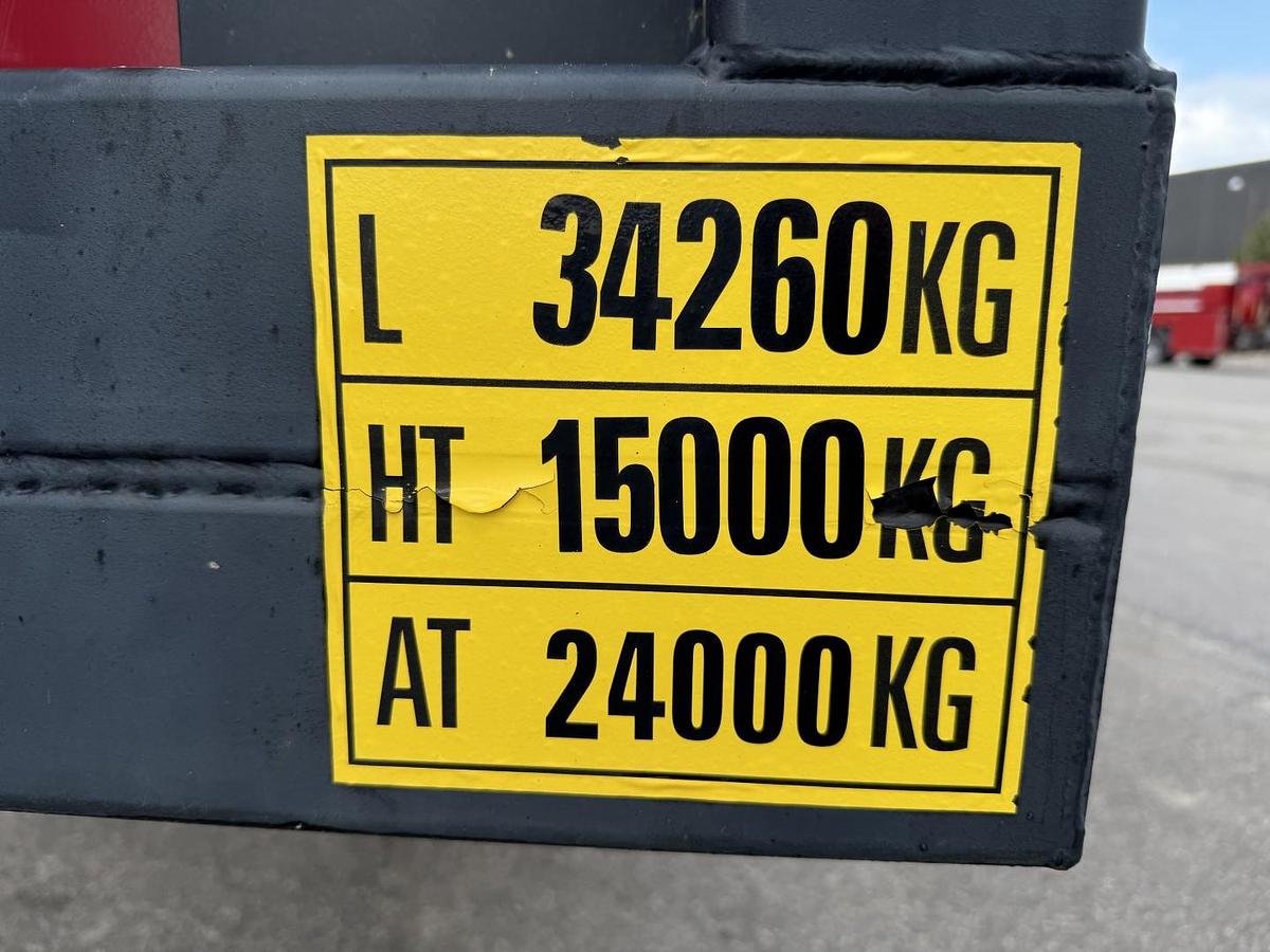 God 2019 LeciTrailer 3 akslet Tip Chassis med 9,4 m Hardox Kasse