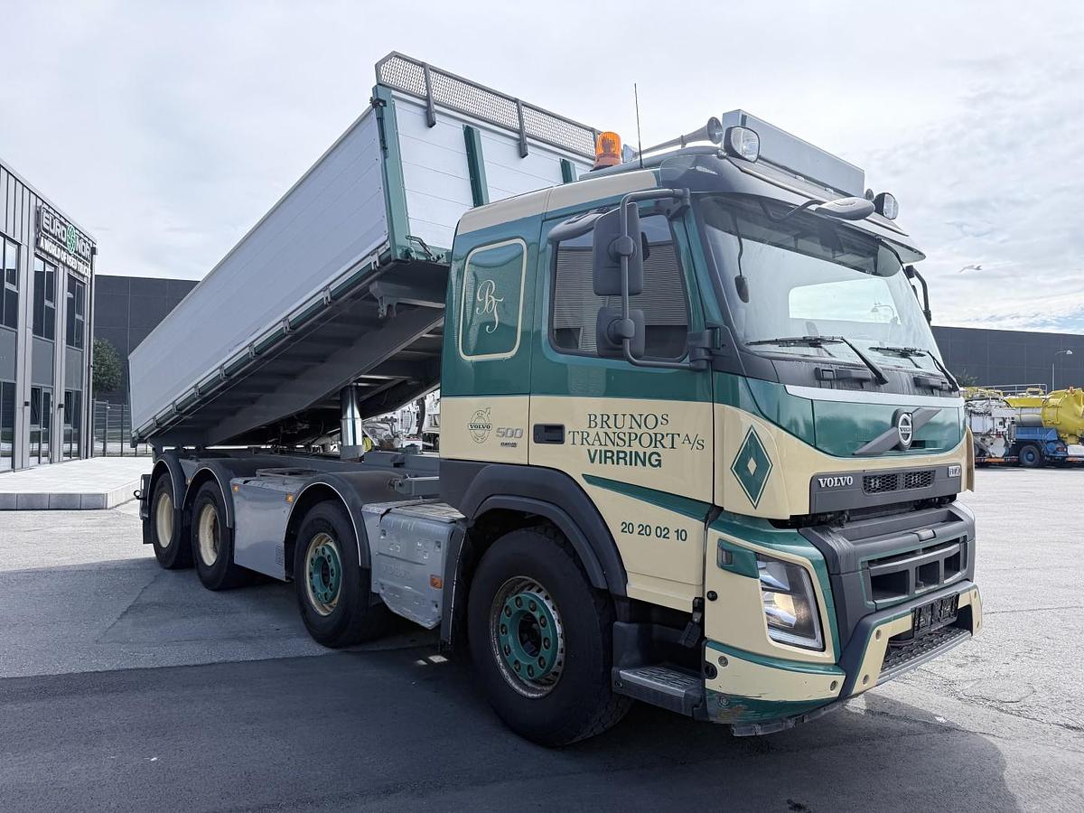 God 2019 Volvo FMX500 8x4 med løftbogie HMF Pendeltip