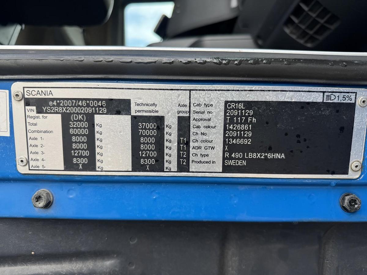 God Scania R490 8x2*6 Hejs / Hiab 244 EP-5 Hipro