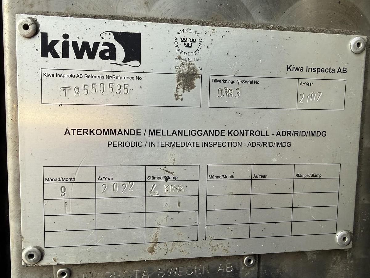 God 2007 MAN TGA 26.400 6x4 Moro 13.700 l. Rustfri