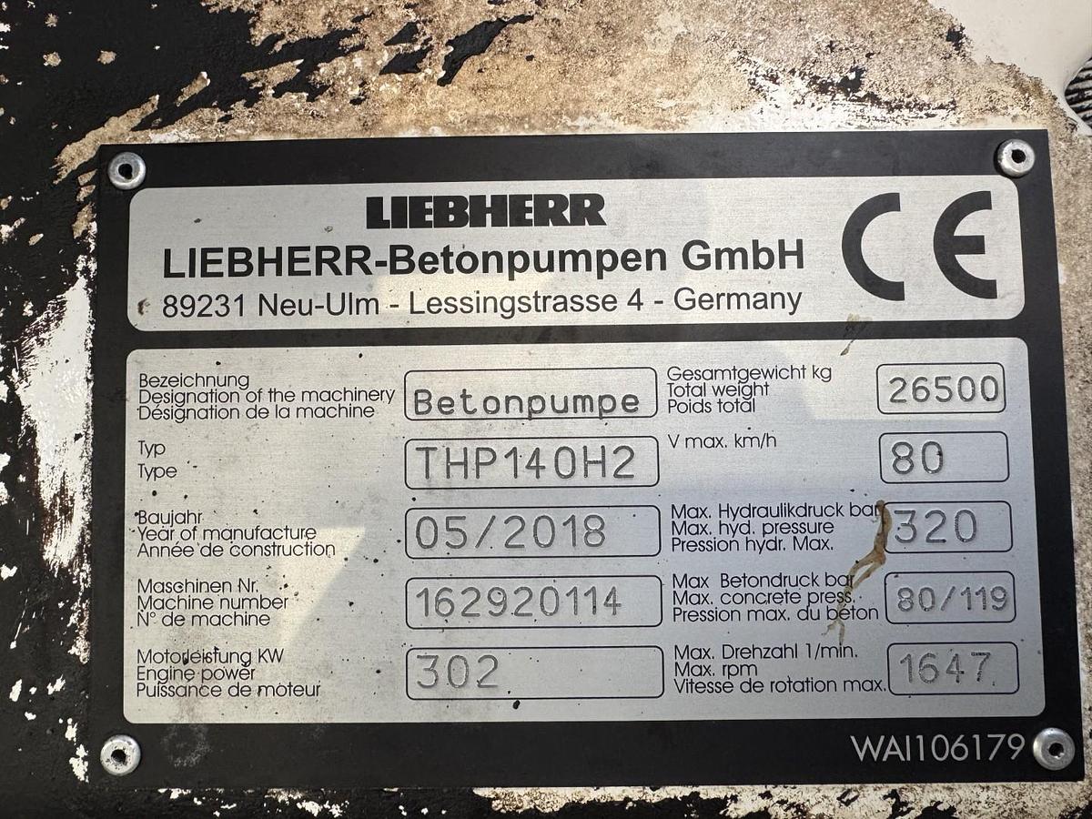 Meget god Scania P410 6x4 Liebherr THP 140 H 24 M4 XH Betonpumpe