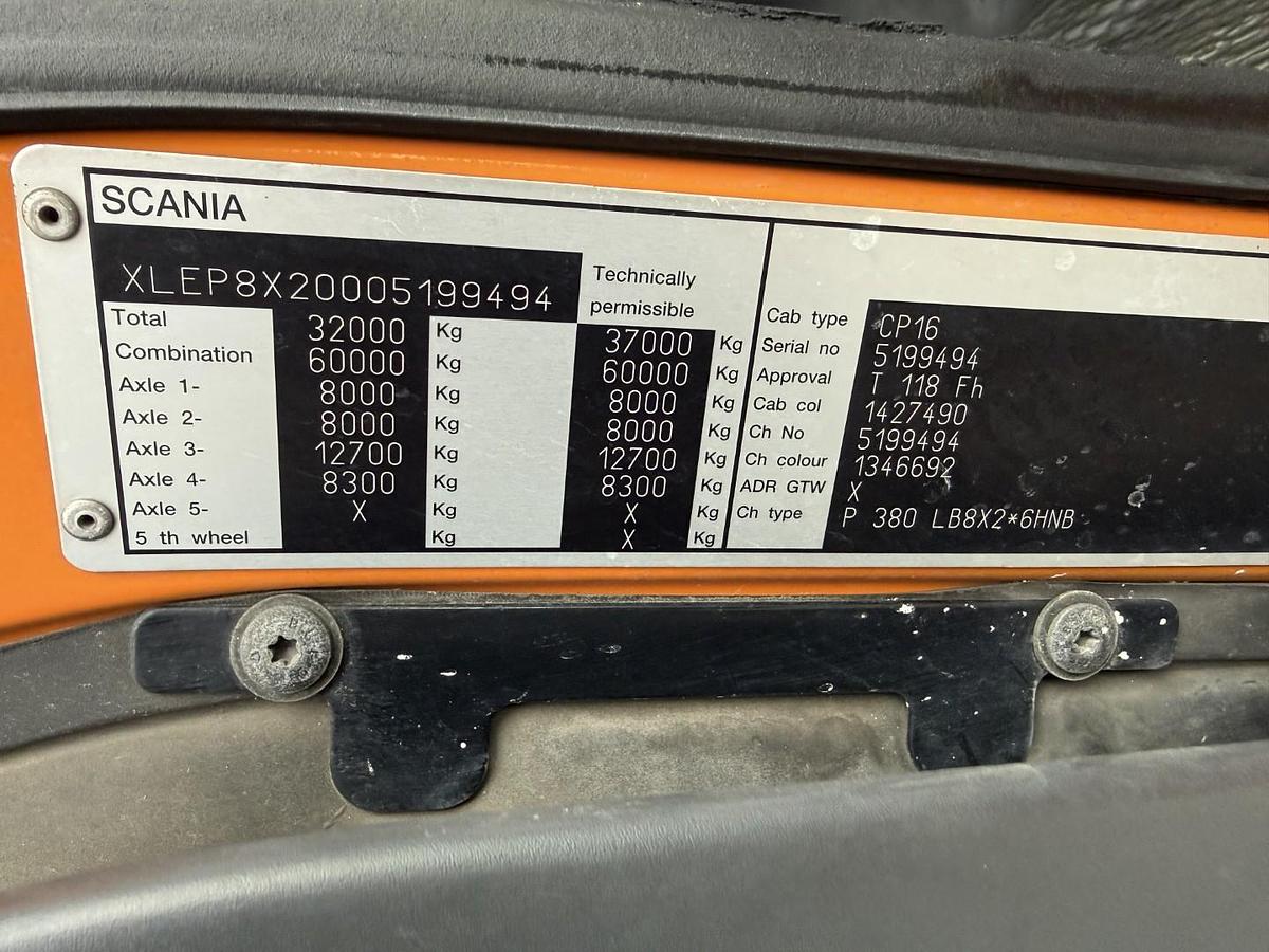 God 2008 Scania P380 8x2*6 Hvidtved Larsen Flexline 414