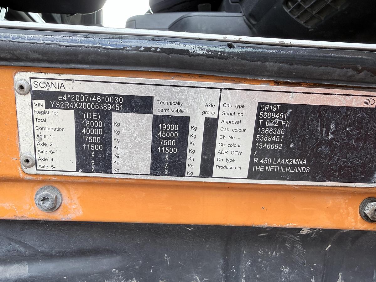 God Scania R450 4x2 Euro 6 Kompressor