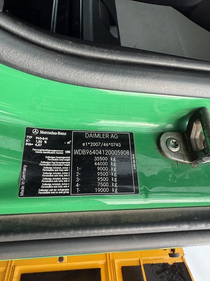 God Mercedes Actros 3258 8x4-4 Wiedemann Super 1000 Recycler