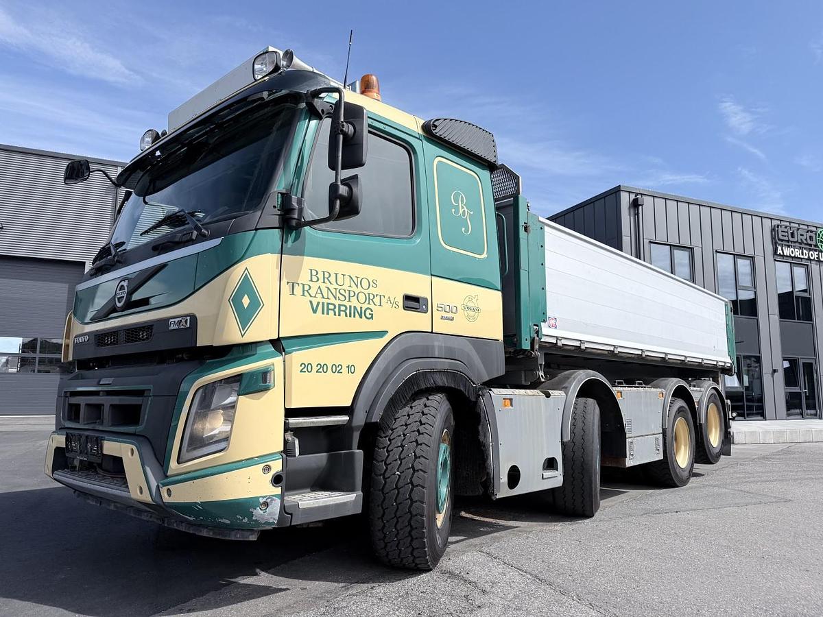 God 2019 Volvo FMX500 8x4 med løftbogie HMF Pendeltip