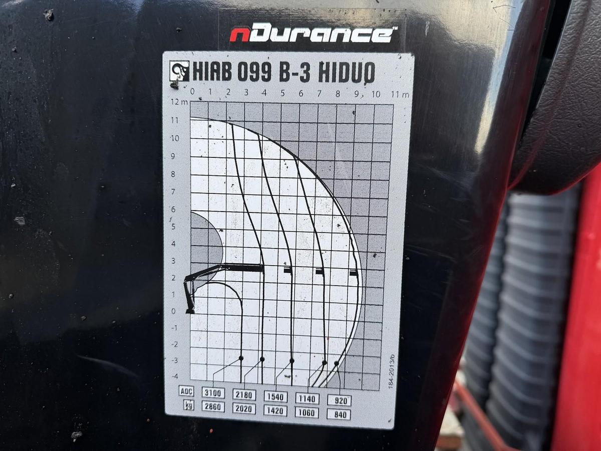 God 2018 Volvo FM500 8x2 Pusher tridem Hiab 099 B3 Radio