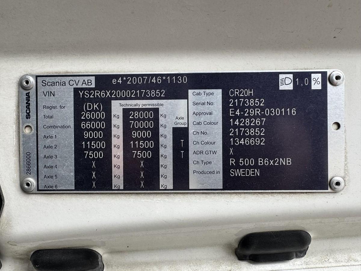 Meget god 2020 Scania R500 NGS CR20H 6x2 26 m3 Silo