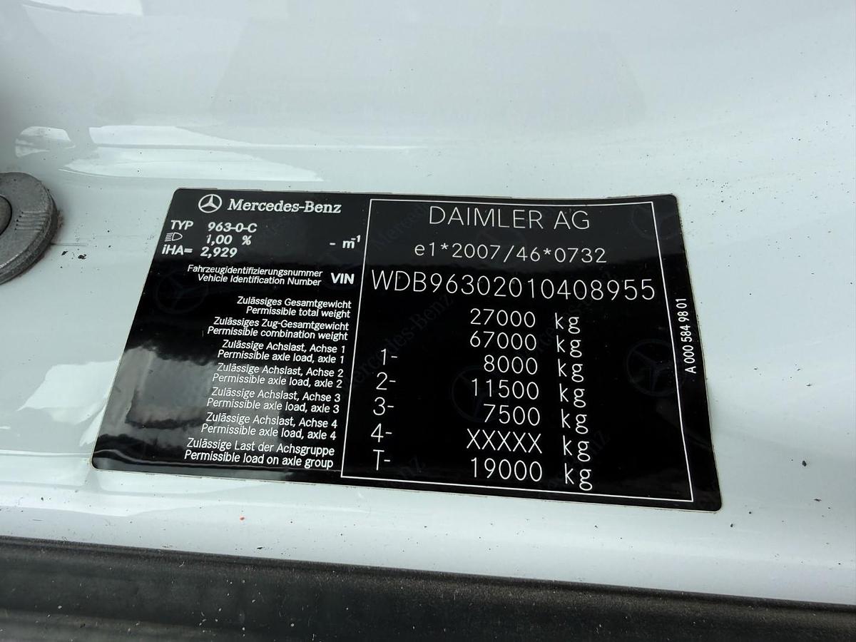 God 2019 Mercedes Actros 2546 6x2 Hyva Kroghejs
