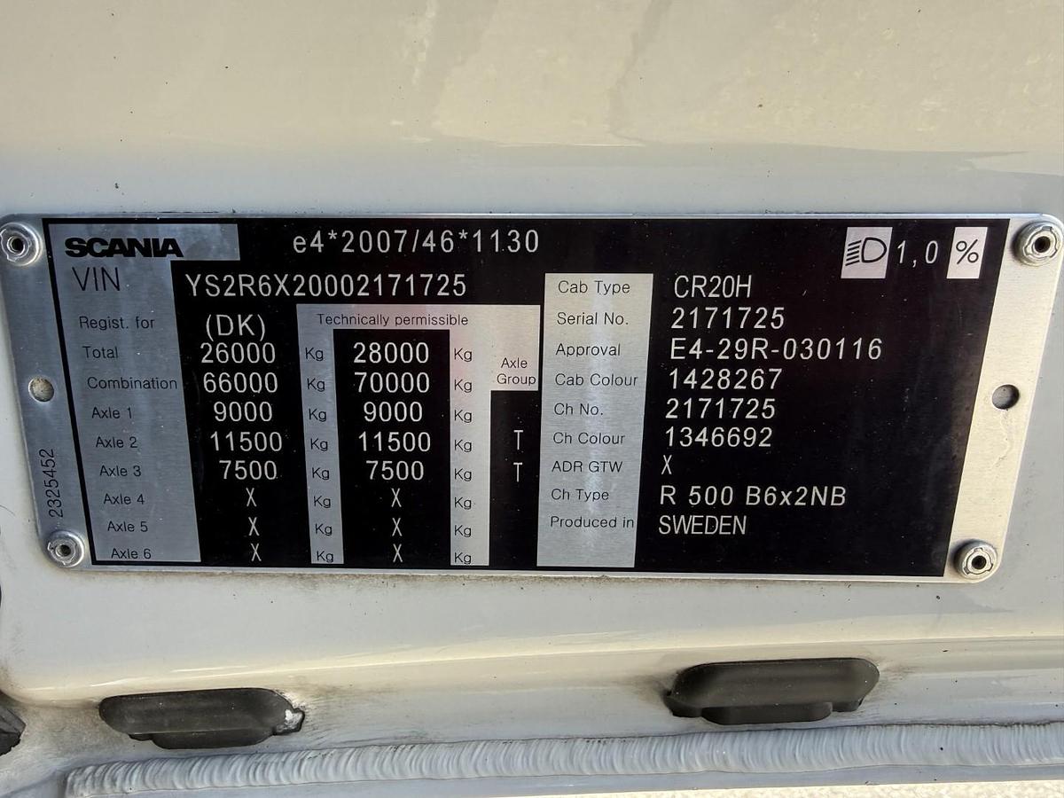 Meget god 2020 Scania R500 NGS CR20H 6x2 26 m3 Silo