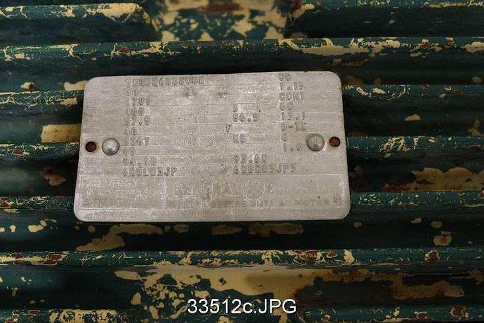 Used General Electric 5KS326SS208A 50 Hp, 1780 Rpm, 460 Volts Ac Motor #33512