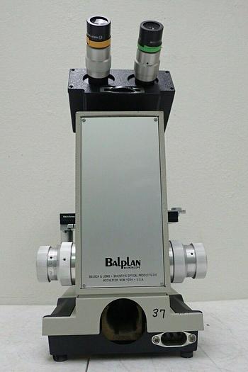Used Bausch & Lomb 31-32-16 Balplan Microscope with 2 Objectives & 10X WF Eyepieces